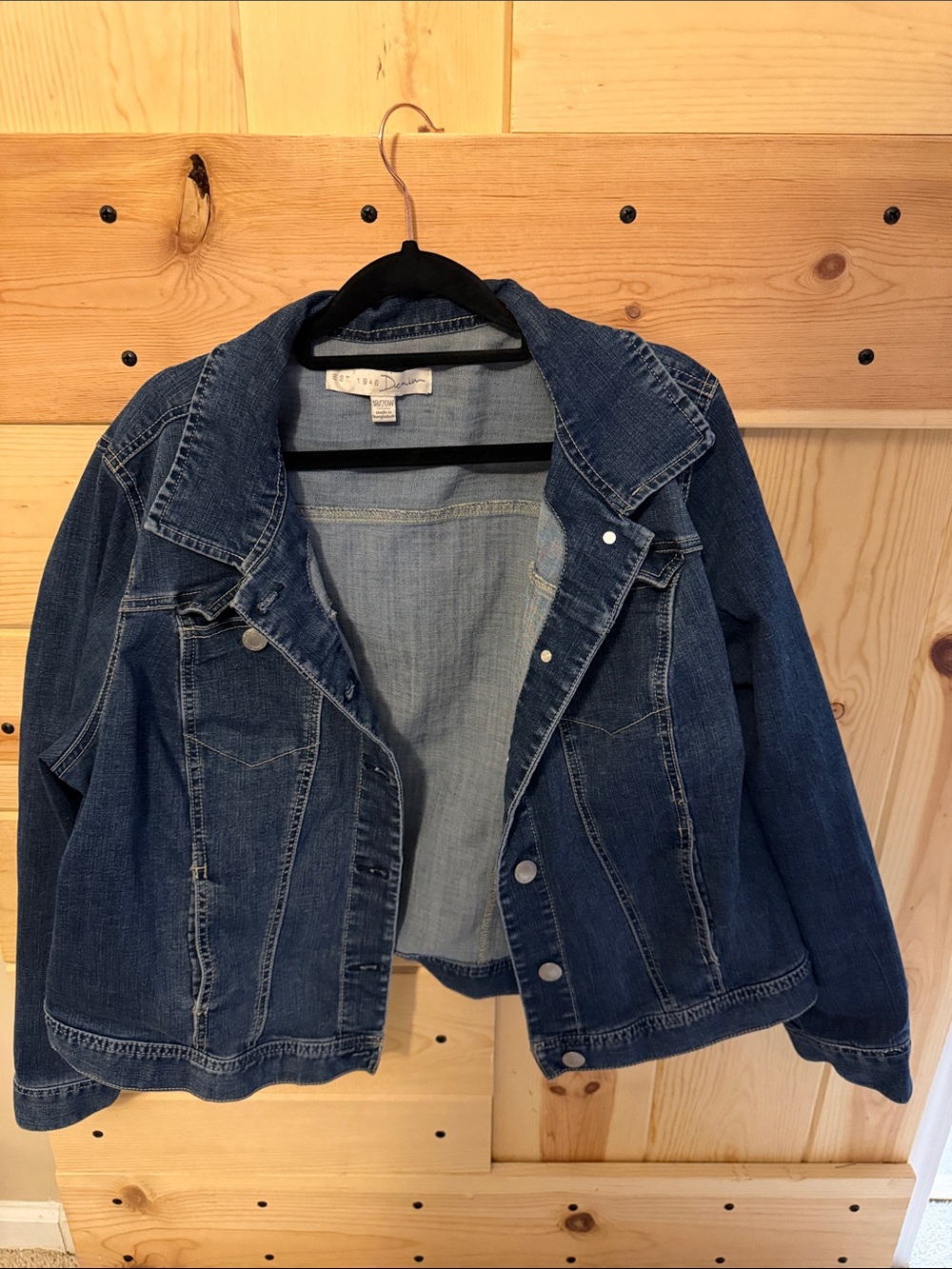 Women's Dark Blue Denim Jacket
